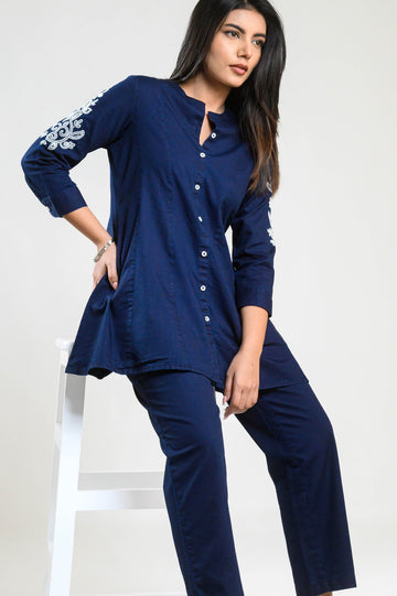 Denim Redifined Co-ord Set - Etiquette Apparel 