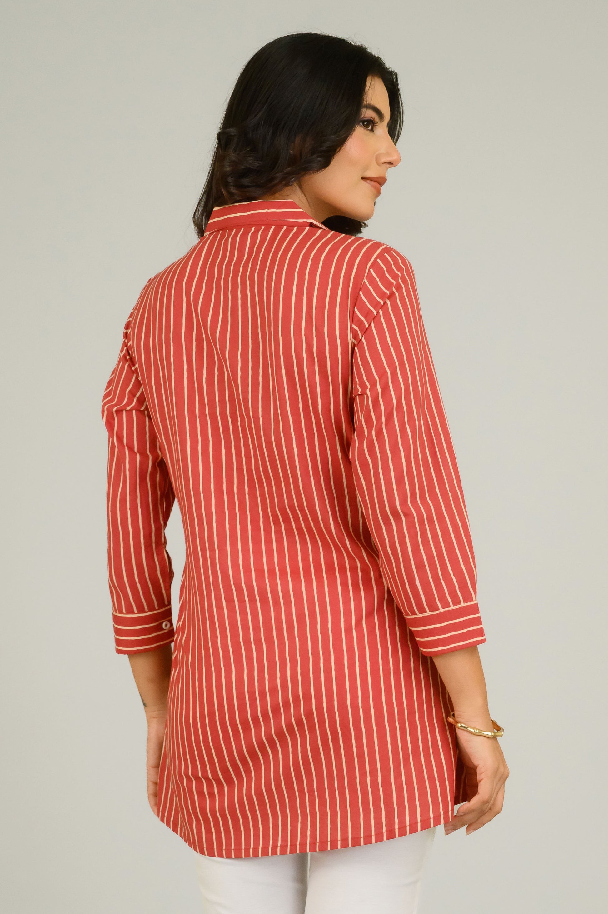 Product Carousel Image 4: Stipes & Petals Top