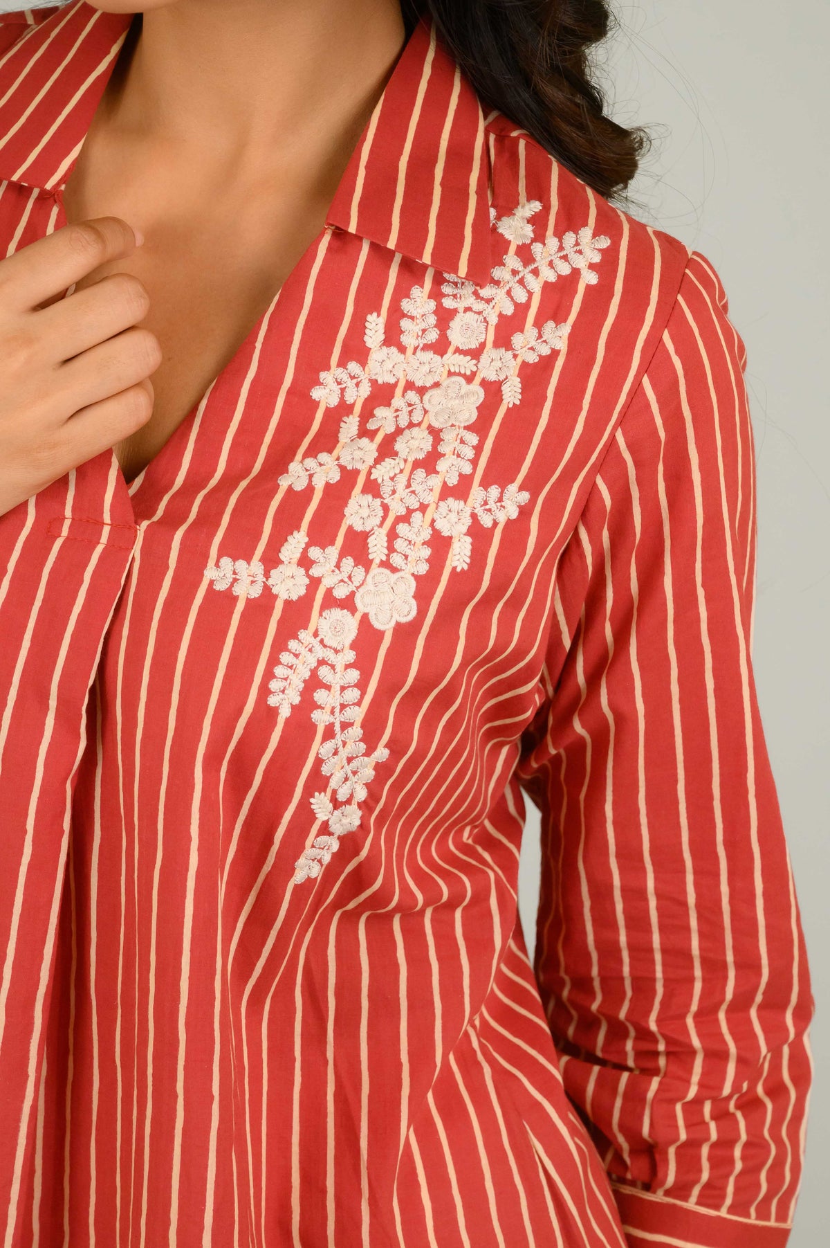 Stipes & Petals Top - Etiquette Apparel