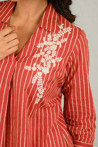 Stipes & Petals Top - Etiquette Apparel