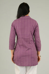 Stipes & Petals Top - Etiquette Apparel