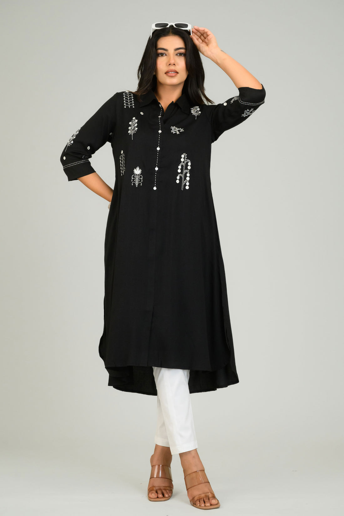 Crafted Calm Kurta - Etiquette Apparel 