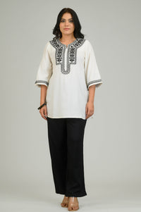 The Signature Contrast Top - Etiquette Apparel