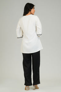 The Signature Contrast Top - Etiquette Apparel