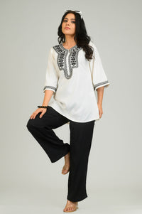 The Signature Contrast Top - Etiquette Apparel