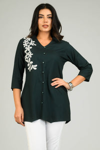 Floral Play Modal Top - Etiquette Apparel
