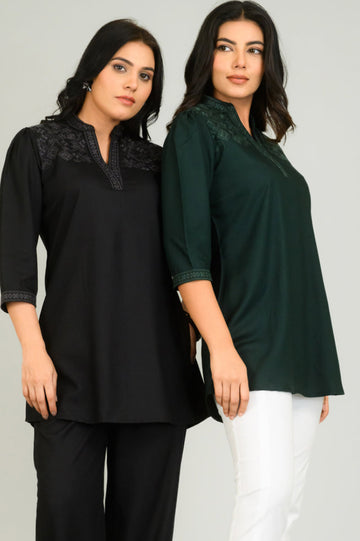 Elegant Edge Top - Etiquette Apparel 