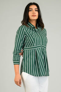 Bold Stripes & Strong Impression Top - Etiquette Apparel