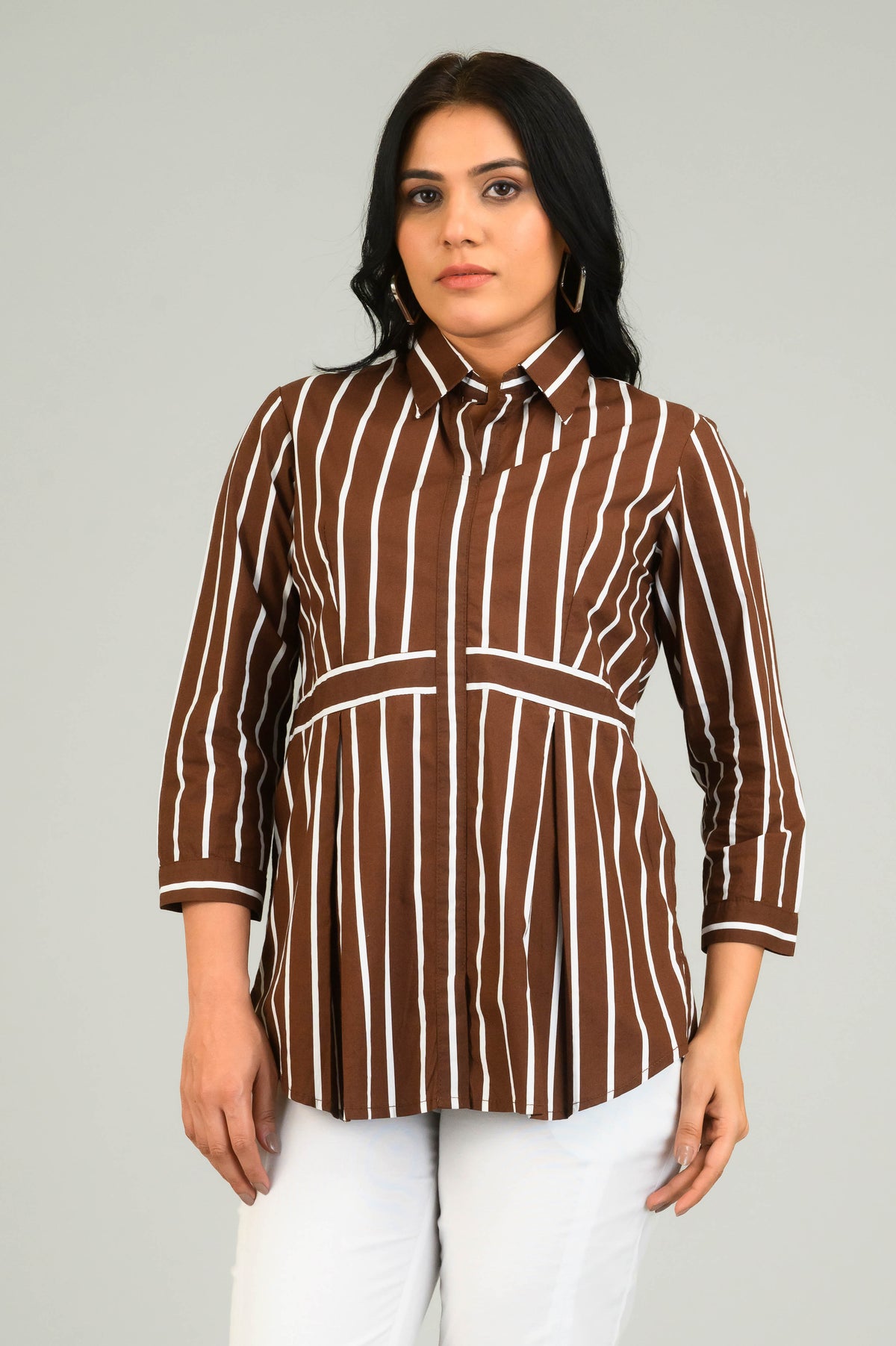Bold Stripes & Strong Impression Top - Etiquette Apparel