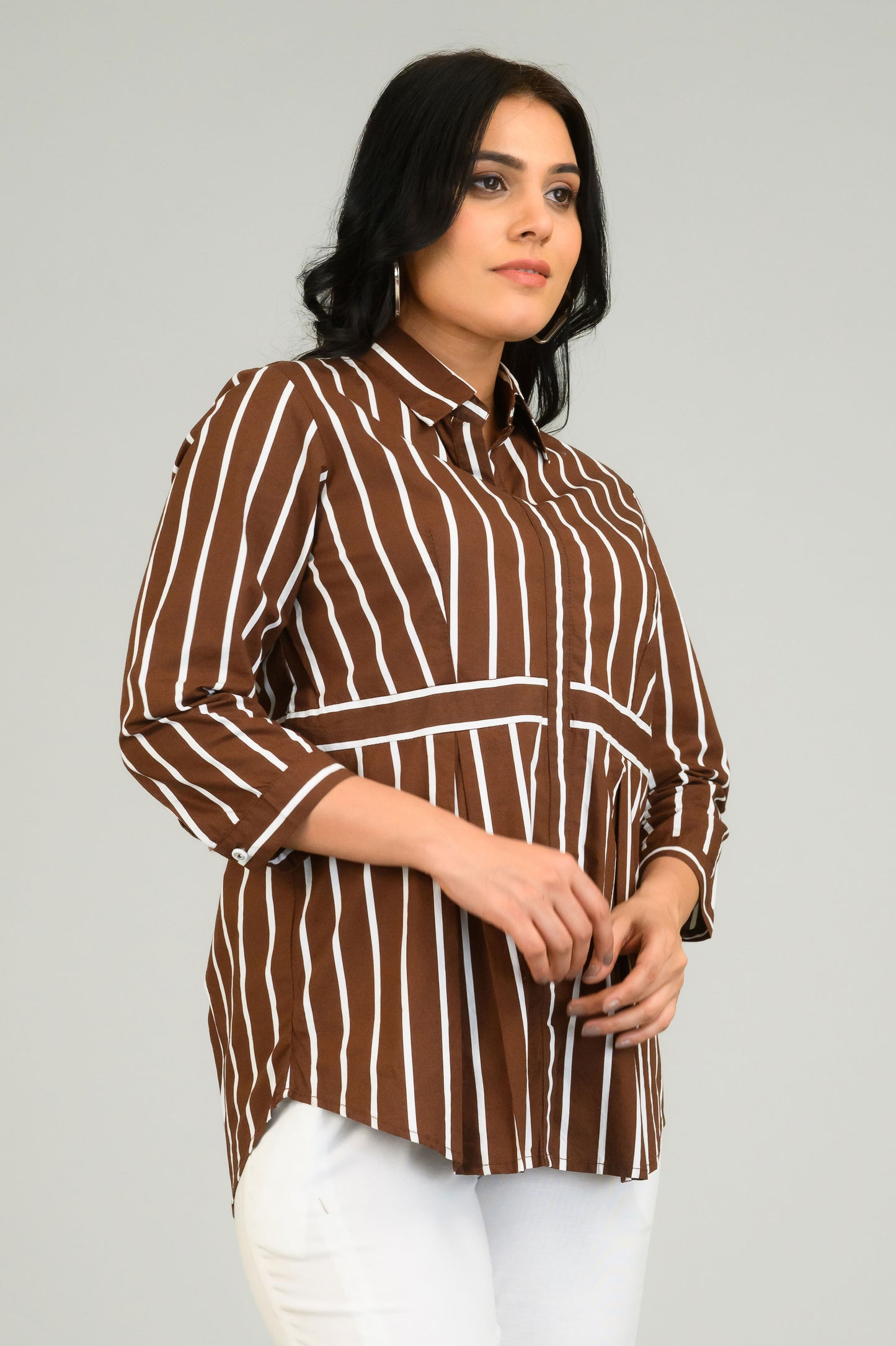 Bold Stripes & Strong Impression Top - Etiquette Apparel