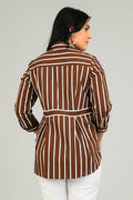 Product Carousel Image 8: Bold Stripes & Strong Impression Top
