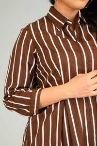 Bold Stripes & Strong Impression Top - Etiquette Apparel