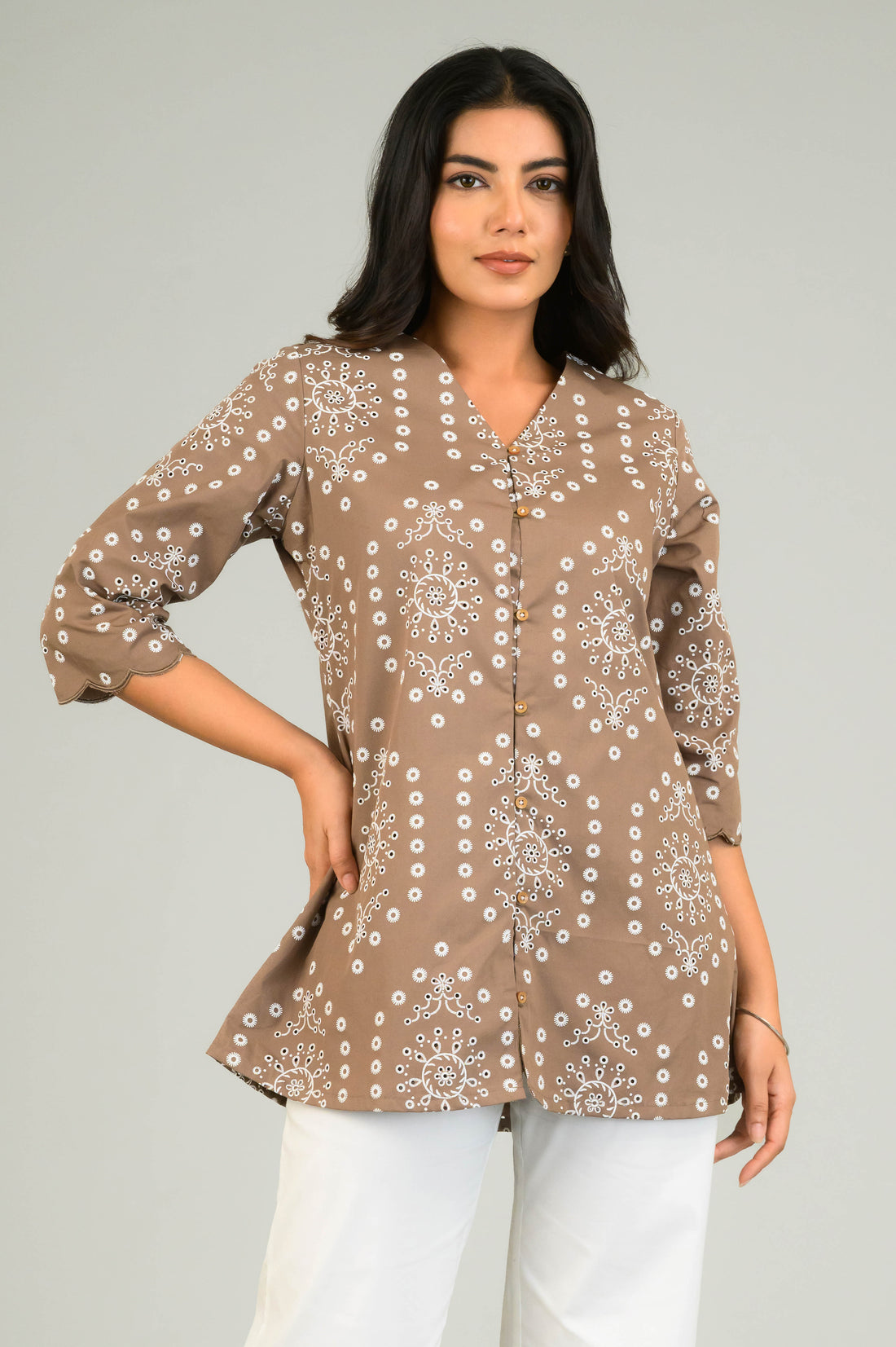 Artistry in Texture Top - Etiquette Apparel 