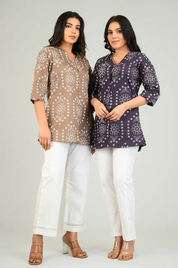 Artistry in Texture Top - Etiquette Apparel 