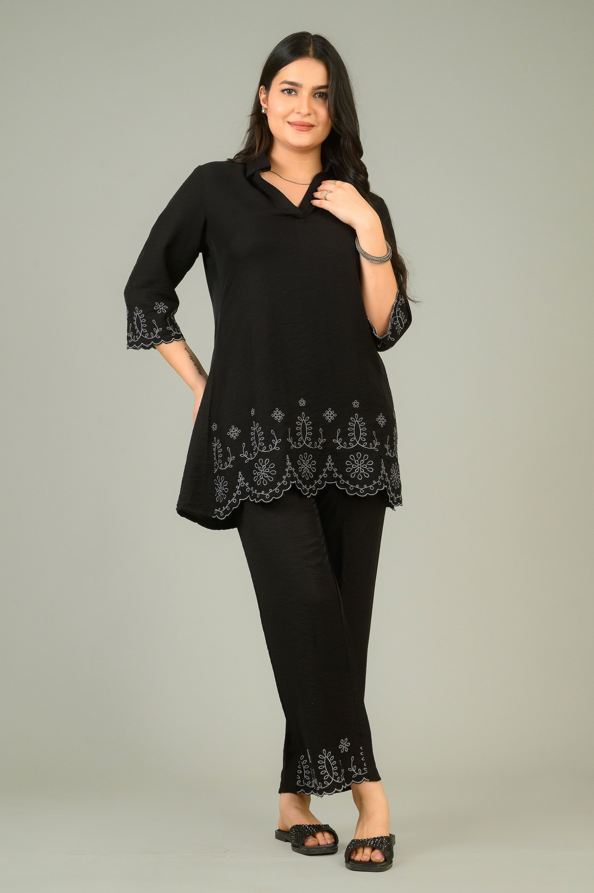 Product Carousel Image 1: Shine with Subtle Glam Co-ord Set