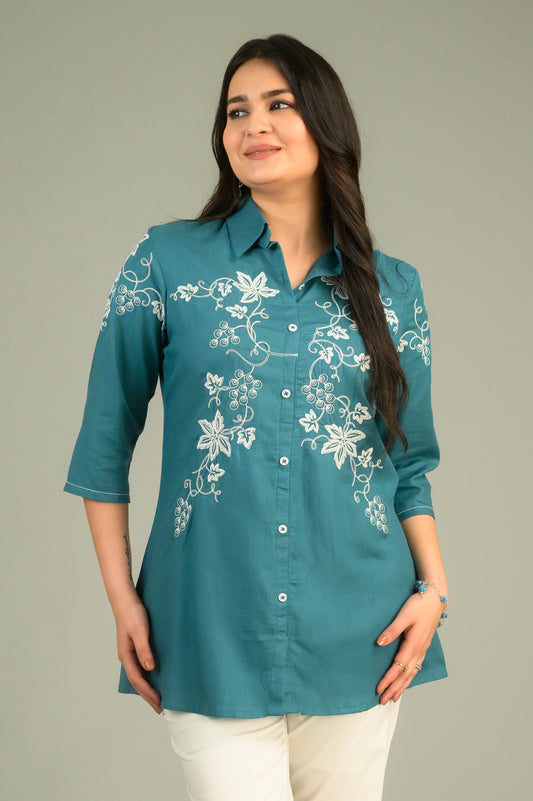 Bloom Brightly Top - Etiquette Apparel