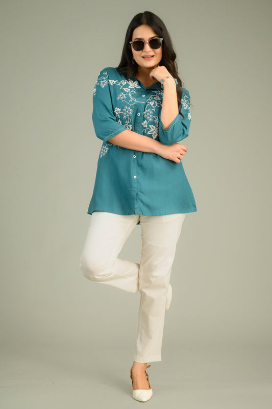 Bloom Brightly Top - Etiquette Apparel