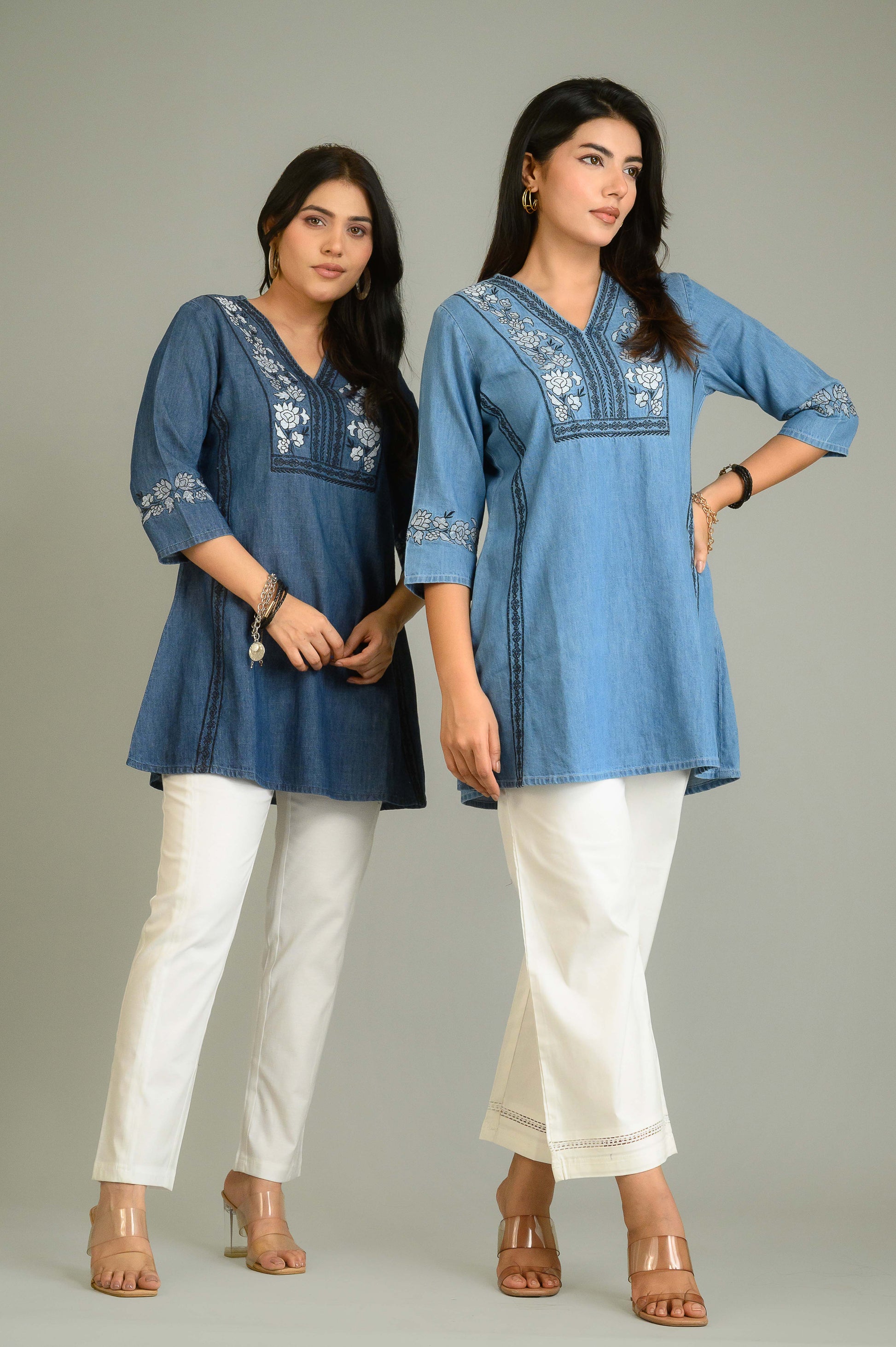 Product Carousel Image 6: Denim with a Dash Top