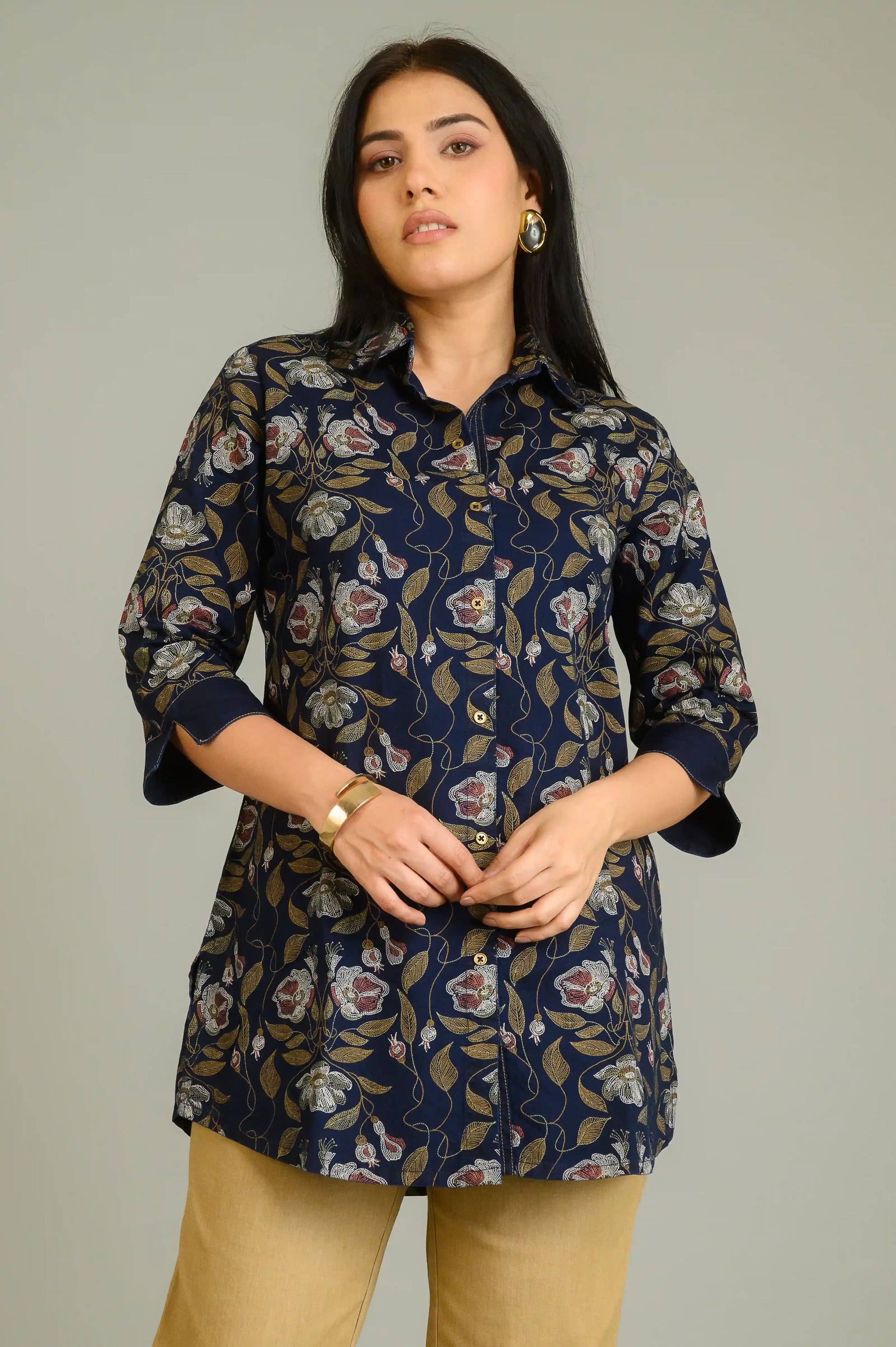 Product Carousel Image 2: Denim Playdate Top