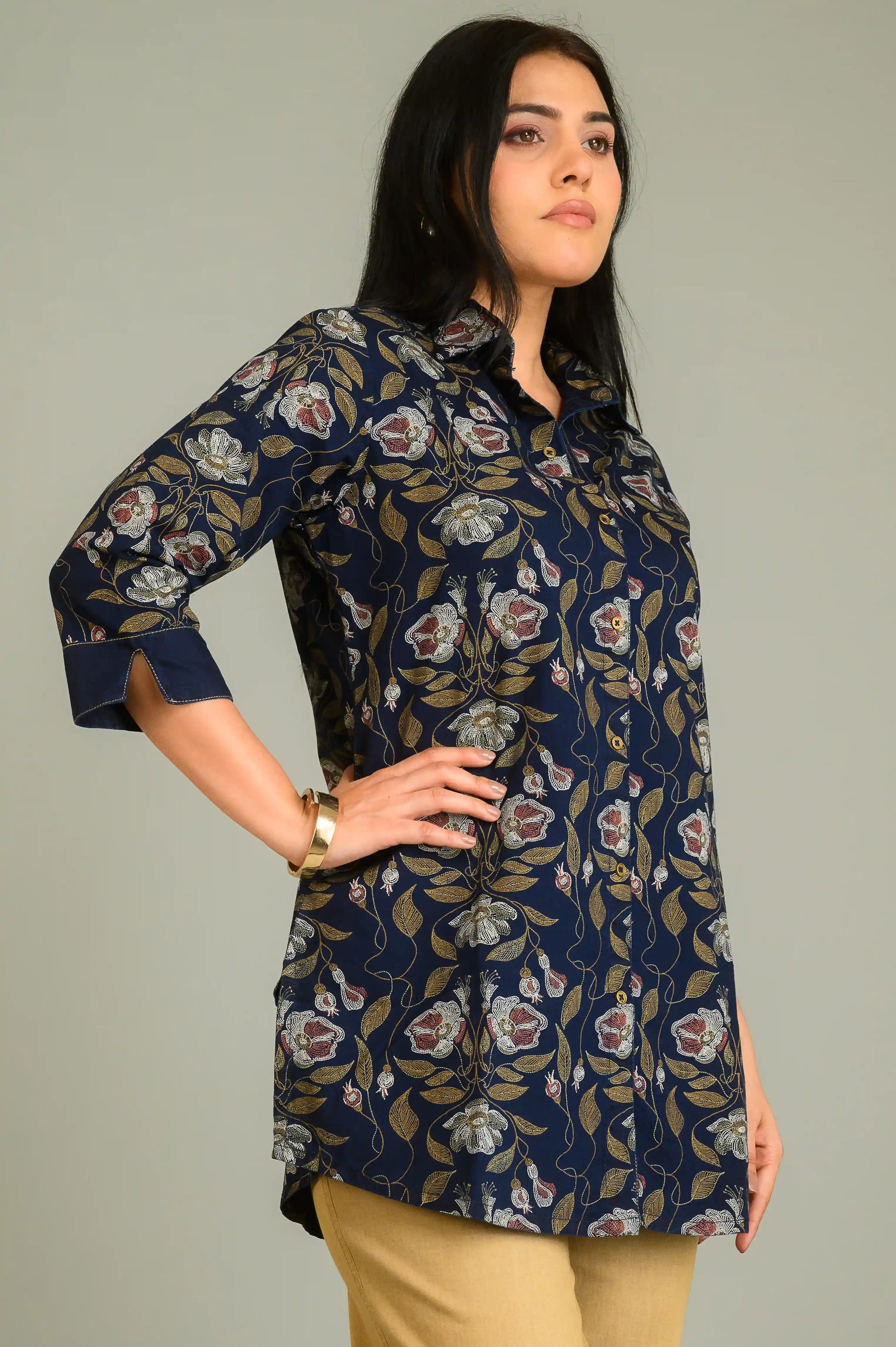 Product Carousel Image 3: Denim Playdate Top