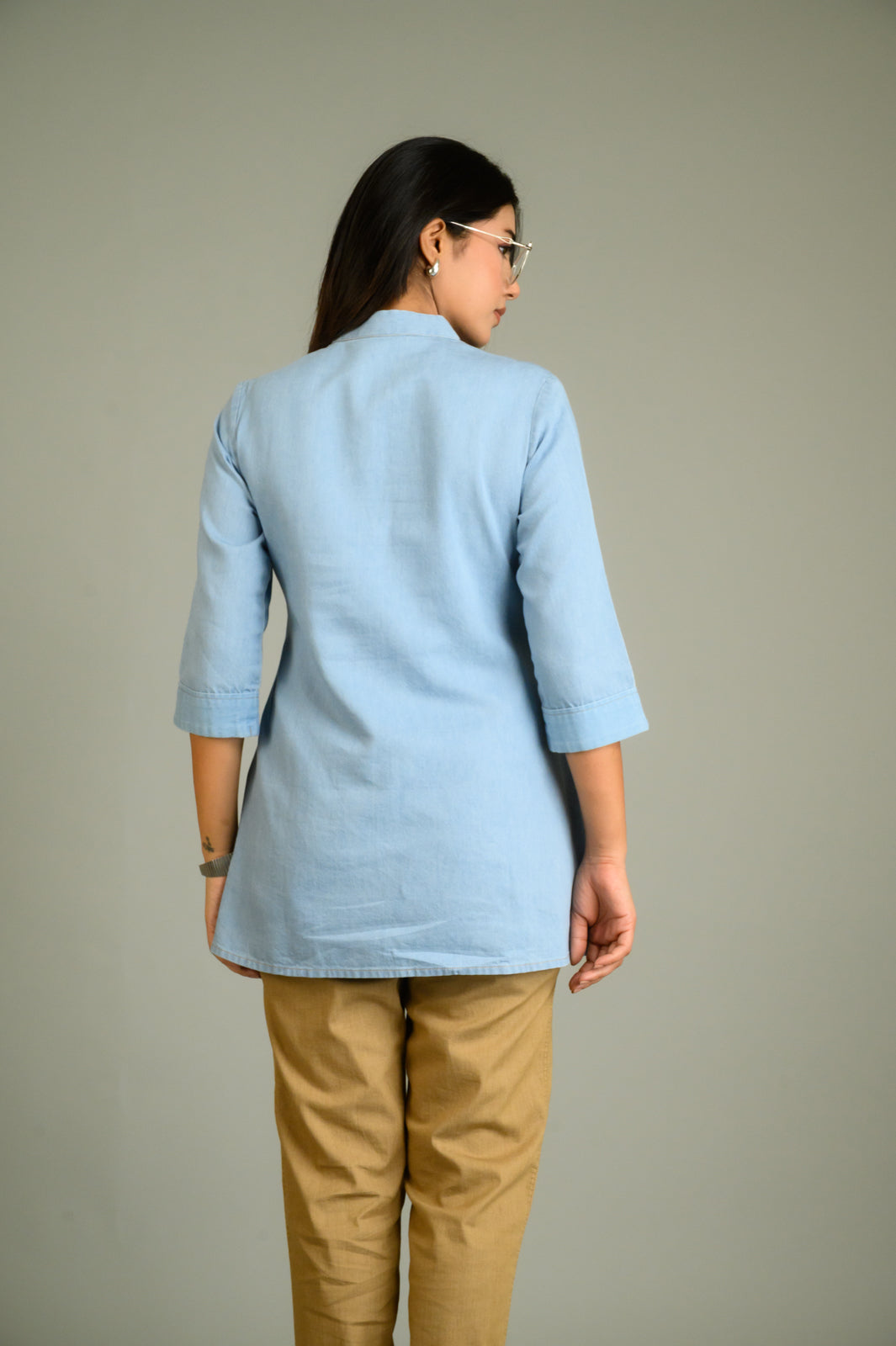 The Denim Staple Top - Etiquette Apparel