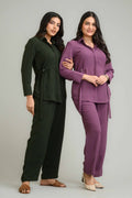 Product Carousel Image 0: Tie-Up Luxe Co-Ord Set