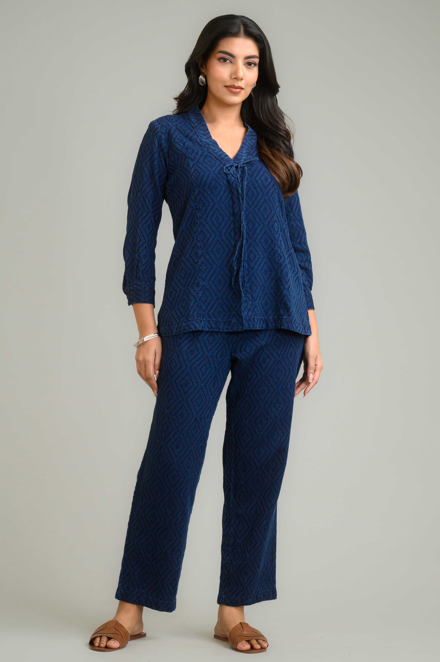 Textured Modern Edge Co-Ord Set - Etiquette Apparel
