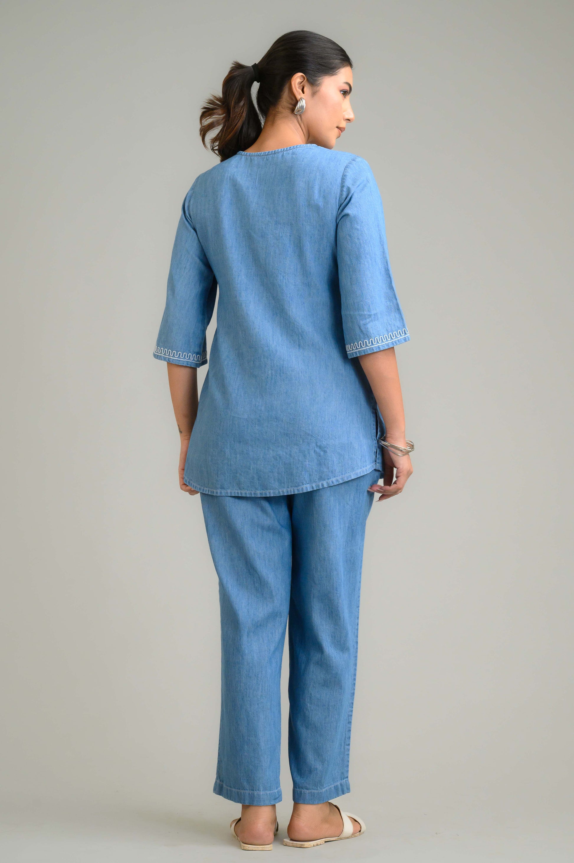 Product Carousel Image 5: Easy Breezy Denim Co-ord Set