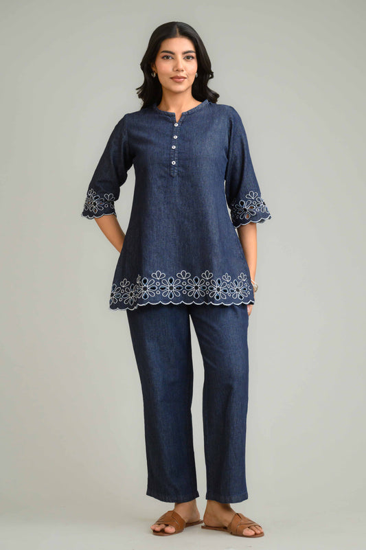 Black is New Blue Co-ord Set - Etiquette Apparel