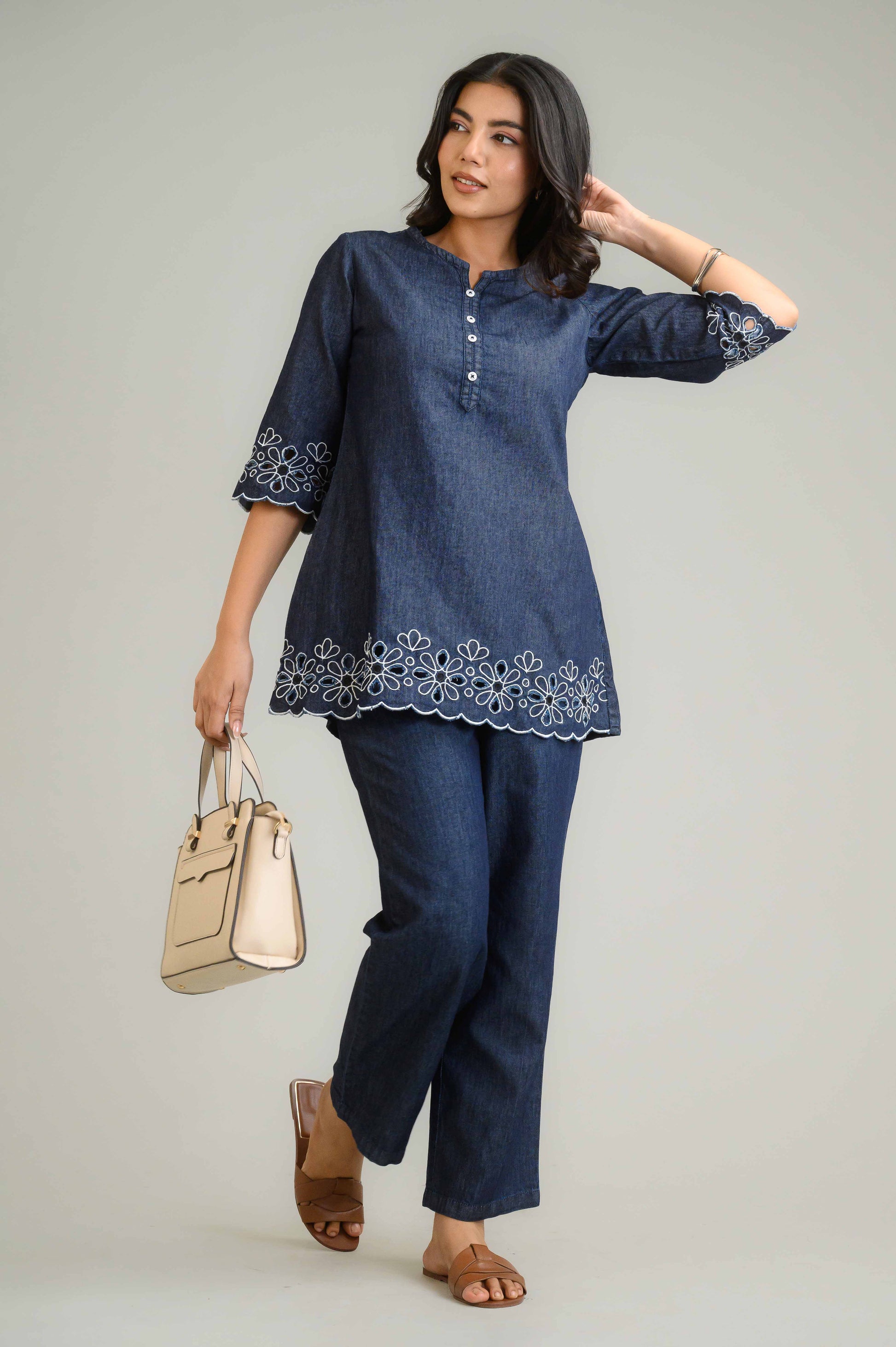 Product Carousel Image 1: Black is New Blue Co-ord Set