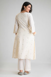 Serene Jamdani Kurta Set - Etiquette Apparel