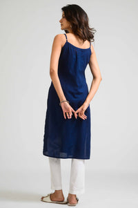 Chic Spaghetti Strap Embroidered Kurta - Etiquette Apparel
