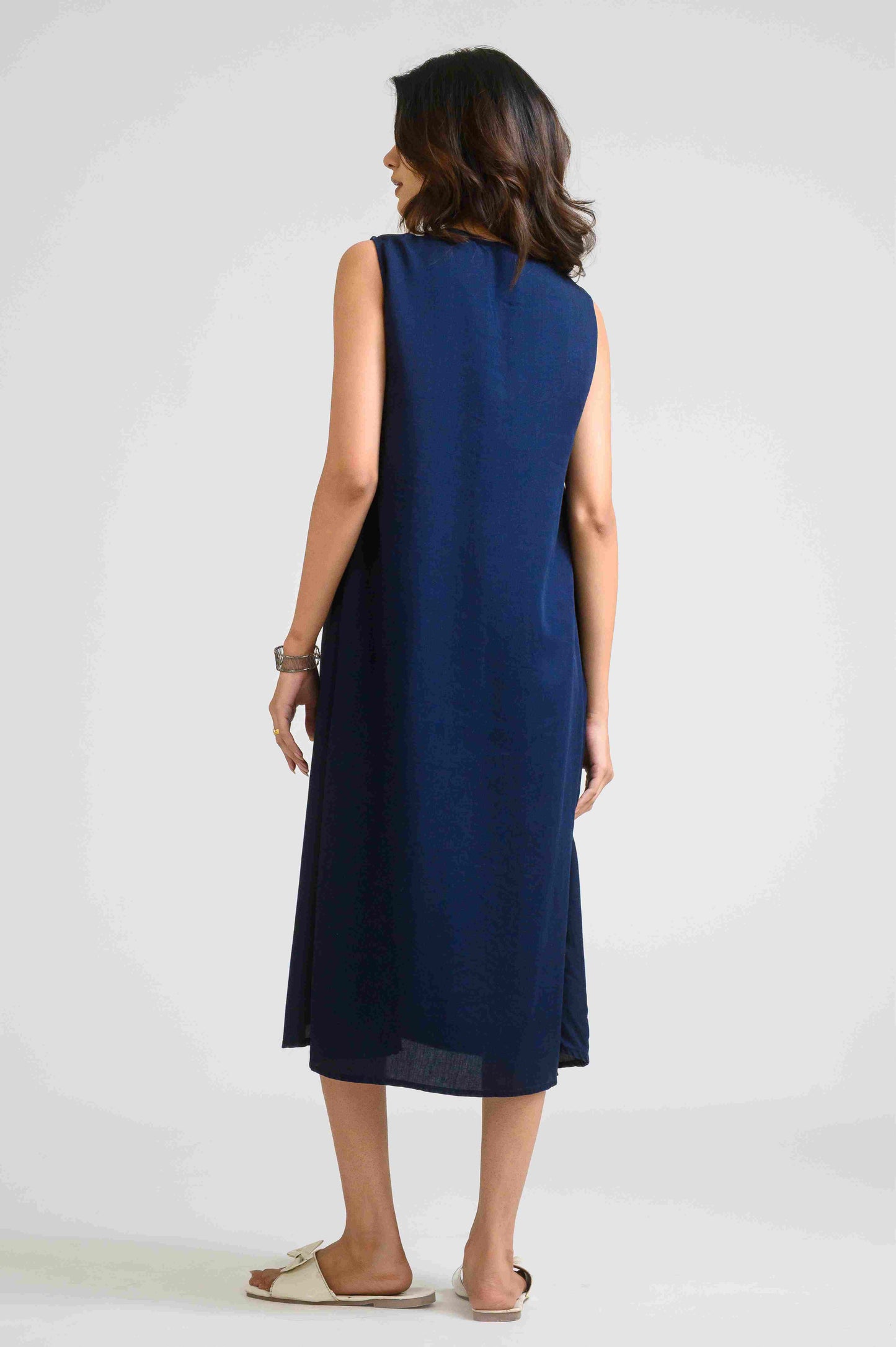 Denim Cotton Mal Dress - Etiquette Apparel