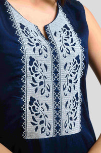 Denim Cotton Mal Dress - Etiquette Apparel
