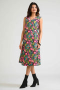 Product Carousel Image 2: Tropical Overlap Escape Dress