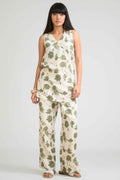 Product Carousel Image 6: Modern Floral Sleeveless Co-Ord Set