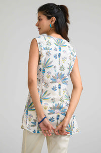 Tropical Rain Forest Sleeveless Top - Etiquette Apparel