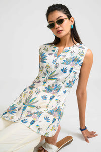 Tropical Rain Forest Sleeveless Top - Etiquette Apparel