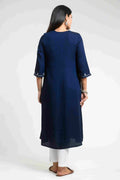 Product Carousel Image 4: Indigo layered Airy Kurta