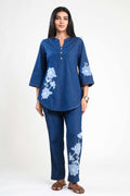 Product Carousel Image 0: Denim Petal Set Co-Ord Set