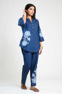 Denim Petal Set Co-Ord Set - Etiquette Apparel
