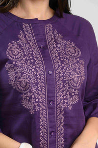 Whispers of Purple Co-ord Set - Etiquette Apparel