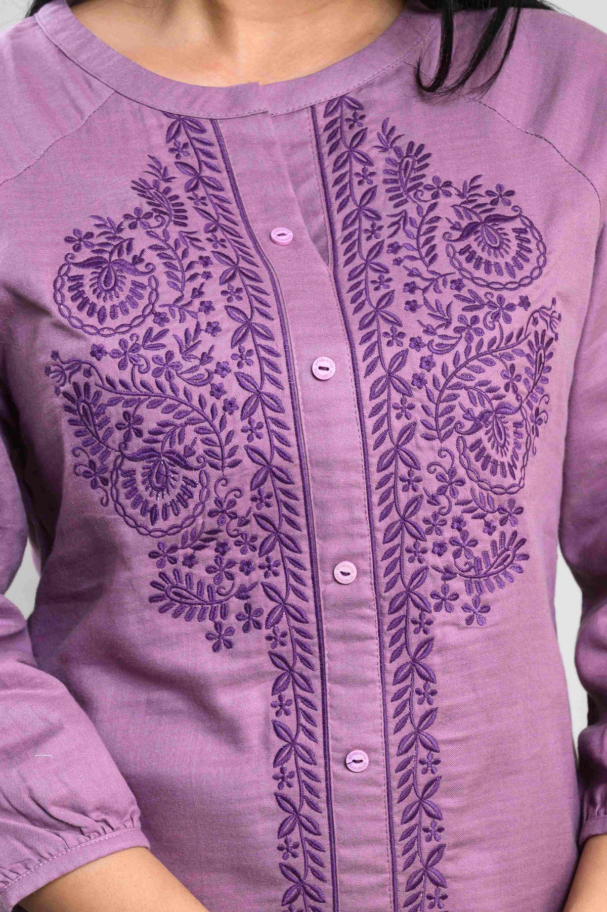 Whispers of Purple Co-ord Set - Etiquette Apparel
