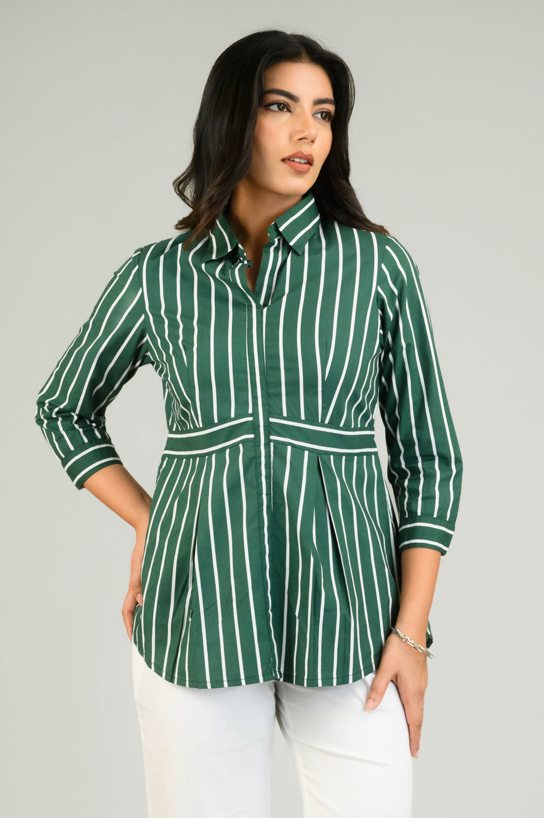 Bold Stripes & Strong Impression Top - Etiquette Apparel 
