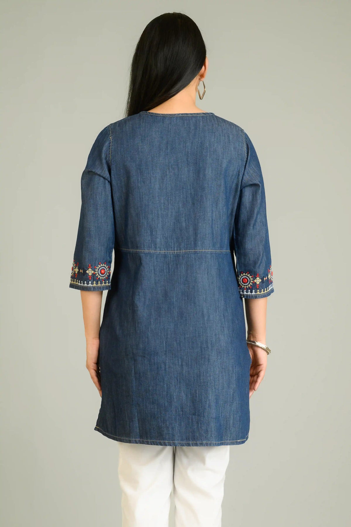Tradition in Blue Top - Etiquette Apparel