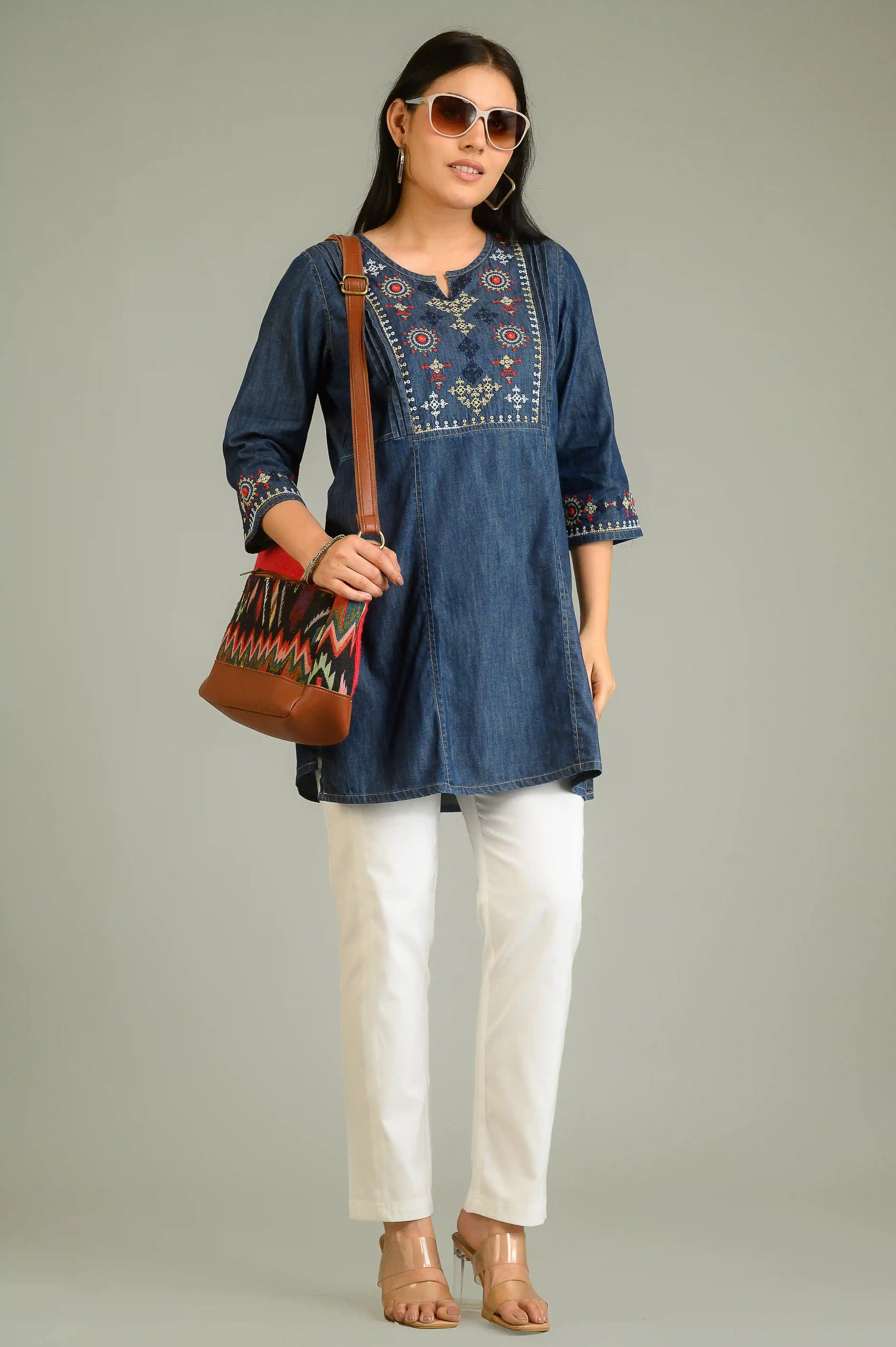 Product Carousel Image 10: Tradition in Blue Top