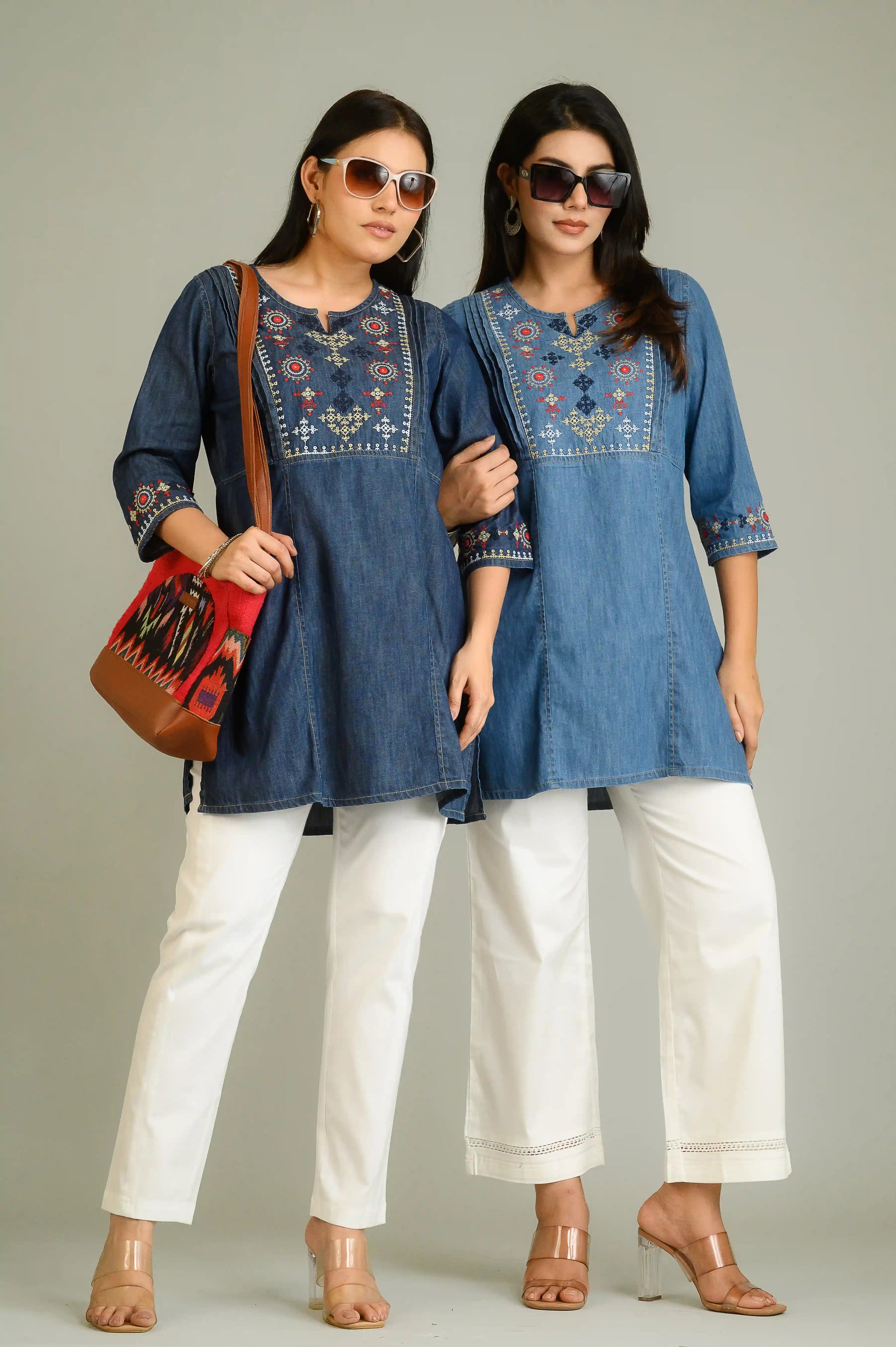 Product Carousel Image 1: Tradition in Blue Top