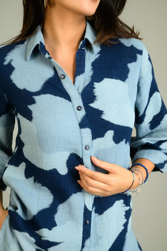 Camo Chic Top - Etiquette Apparel
