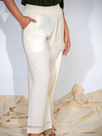 Full Broad Elasticated Pants - Etiquette Apparel