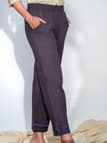 Full broad elasticated pants - Etiquette Apparel 